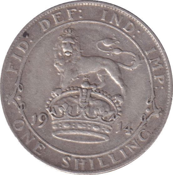 1914 SHILLING (FINE) - SHILLING - Cambridgeshire Coins