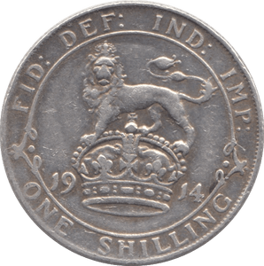 1914 SHILLING ( GF ) - Shilling - Cambridgeshire Coins
