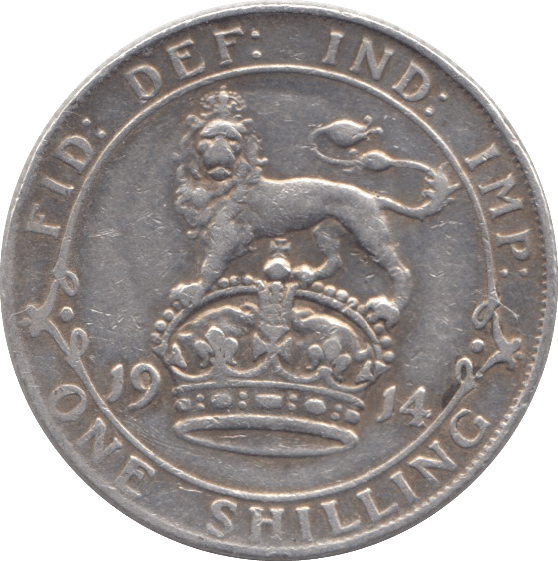 1914 SHILLING ( GF ) - Shilling - Cambridgeshire Coins