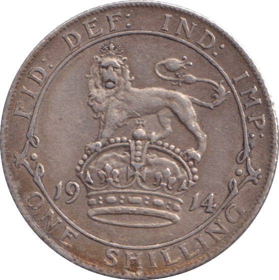 1914 SHILLING ( GF ) - SHILLING - Cambridgeshire Coins