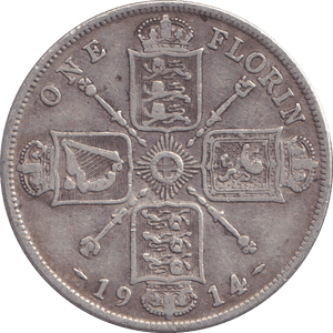 1914 SHILLING ( GF ) - SHILLING - Cambridgeshire Coins