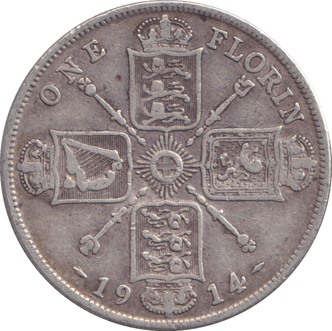1914 SHILLING ( GF ) - SHILLING - Cambridgeshire Coins