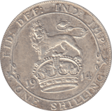 1914 SHILLING ( GVF ) - SHILLING - Cambridgeshire Coins