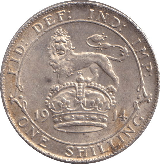 1914 SHILLING ( UNC ) - SHILLING - Cambridgeshire Coins