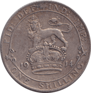 1914 SHILLING ( VF ) 5 - SHILLING - Cambridgeshire Coins