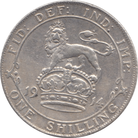 1914 SHILLING ( VF ) - Shilling - Cambridgeshire Coins