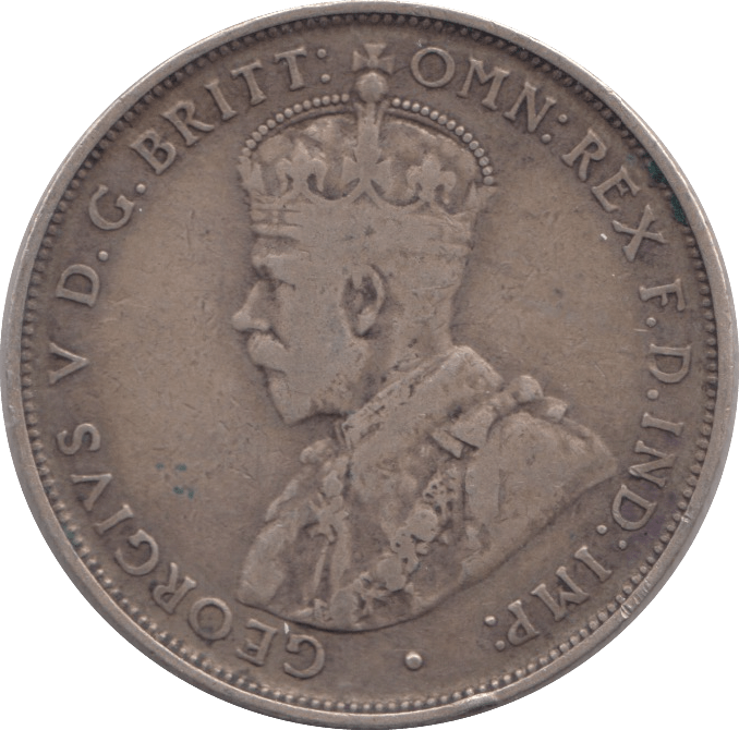 1914 SILVER FLORIN AUSTRALIA - SILVER WORLD COINS - Cambridgeshire Coins