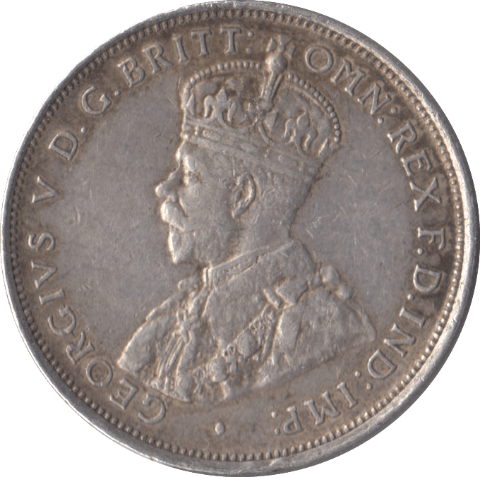 1914 SILVER FLORIN AUSTRALIA - SILVER WORLD COINS - Cambridgeshire Coins