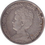 1914 SILVER GULDEN NETHERLANDS - SILVER WORLD COINS - Cambridgeshire Coins