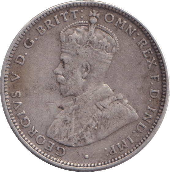 1914 SILVER ONE SHILLING AUSTRALIA - WORLD COINS - Cambridgeshire Coins