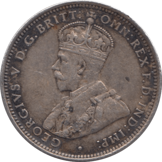 1914 SILVER SHILLING AUSTRALIA - SILVER WORLD COINS - Cambridgeshire Coins