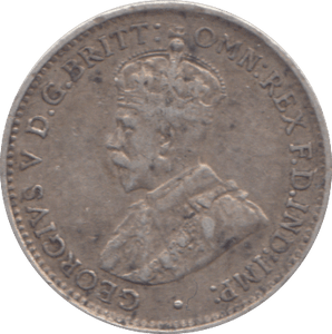 1914 SILVER THREE PENCE AUSTRALIA - SILVER WORLD COINS - Cambridgeshire Coins