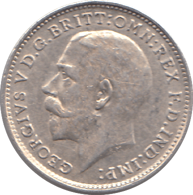 1914 SILVER THREEPENCE ( AUNC ) - THREEPENCE - Cambridgeshire Coins