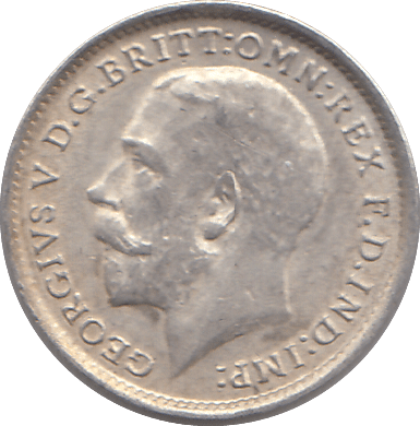 1914 SILVER THREEPENCE ( UNC ) - MAUNDY THREEPENCE - Cambridgeshire Coins