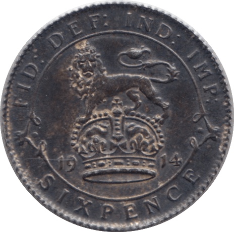 1914 SIXPENCE ( AUNC ) - SIXPENCE - Cambridgeshire Coins