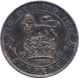 1914 SIXPENCE ( AUNC ) - SIXPENCE - Cambridgeshire Coins