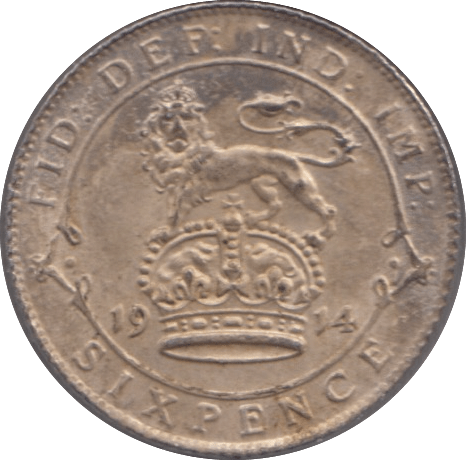 1914 SIXPENCE ( AUNC ) - Sixpence - Cambridgeshire Coins