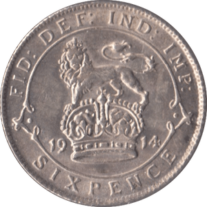 1914 SIXPENCE ( AUNC ) - Sixpence - Cambridgeshire Coins
