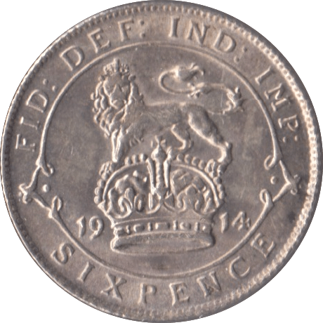 1914 SIXPENCE ( AUNC ) - Sixpence - Cambridgeshire Coins