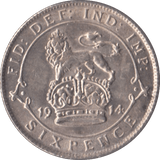 1914 SIXPENCE ( AUNC ) - Sixpence - Cambridgeshire Coins