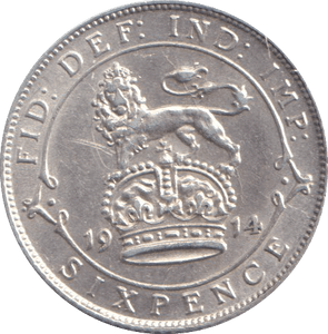 1914 SIXPENCE ( AUNC ) - SIXPENCE - Cambridgeshire Coins