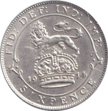 1914 SIXPENCE ( AUNC ) - SIXPENCE - Cambridgeshire Coins