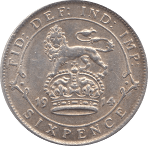 1914 SIXPENCE ( EF ) - SIXPENCE - Cambridgeshire Coins
