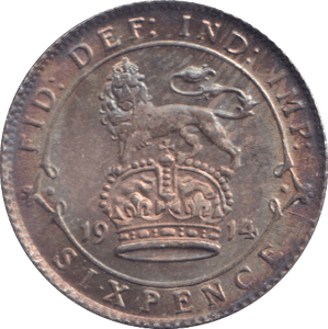 1914 SIXPENCE ( EF ) - SIXPENCE - Cambridgeshire Coins