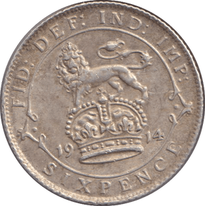 1914 SIXPENCE ( EF ) - WORLD COINS - Cambridgeshire Coins