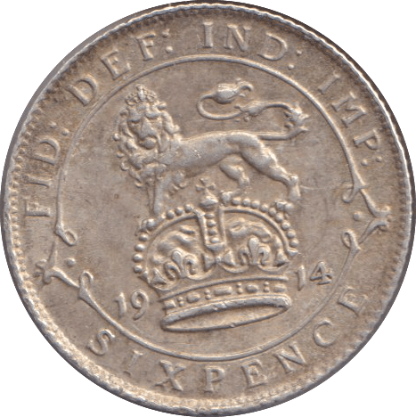 1914 SIXPENCE ( EF ) - WORLD COINS - Cambridgeshire Coins