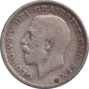 1914 SIXPENCE ( FAIR ) - SIXPENCE - Cambridgeshire Coins