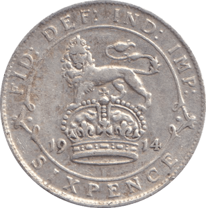 1914 SIXPENCE ( FINE ) - SIXPENCE - Cambridgeshire Coins
