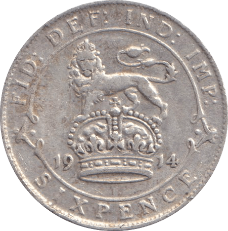 1914 SIXPENCE ( FINE ) - SIXPENCE - Cambridgeshire Coins