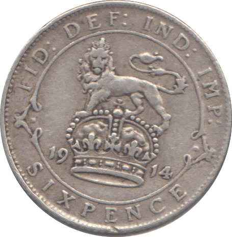 1914 SIXPENCE ( GF ) - SIXPENCE - Cambridgeshire Coins