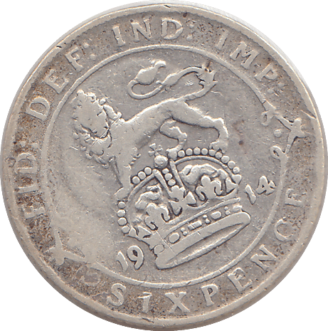 1914 SIXPENCE ( GF ) - SIXPENCE - Cambridgeshire Coins