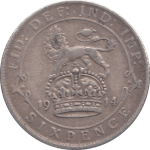 1914 SIXPENCE ( GF ) - Sixpence - Cambridgeshire Coins