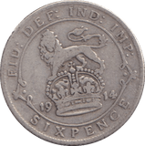 1914 SIXPENCE ( GF ) - SIXPENCE - Cambridgeshire Coins