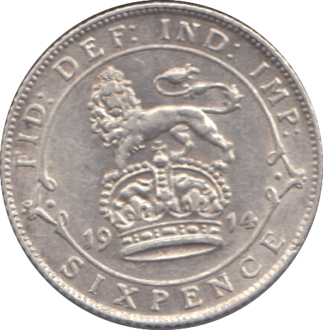 1914 SIXPENCE ( UNC ) - SIXPENCE - Cambridgeshire Coins