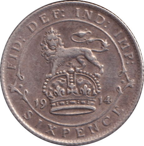 1914 SIXPENCE ( VF ) - SIXPENCE - Cambridgeshire Coins