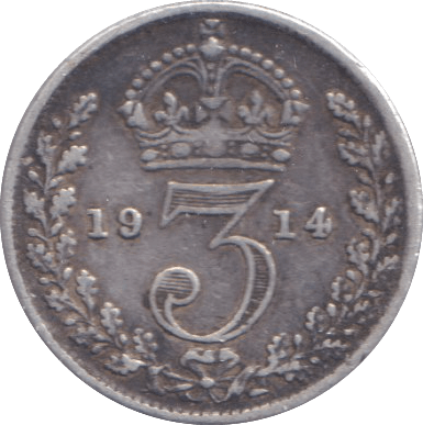 1914 THREEPENCE ( FINE ) - THREEPENCE - Cambridgeshire Coins