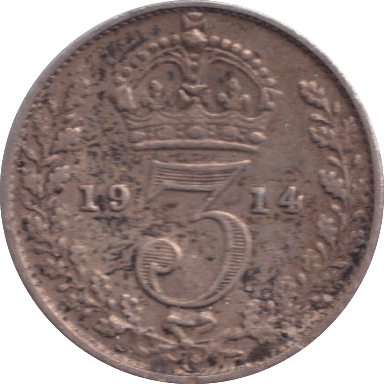 1914 THREEPENCE ( GF ) - THREEPENCE - Cambridgeshire Coins