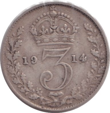 1914 THREEPENCE ( VF ) - WORLD COINS - Cambridgeshire Coins