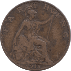 1915 FARTHING ( GF ) - Farthing - Cambridgeshire Coins