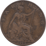 1915 FARTHING ( GF ) - Farthing - Cambridgeshire Coins