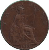 1915 FARTHING ( GF ) - FARTHING - Cambridgeshire Coins