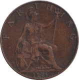1915 FARTHING ( VF ) - FARTHING - Cambridgeshire Coins