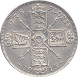 1915 FLORIN ( EF ) - FLORIN - Cambridgeshire Coins