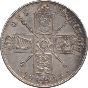 1915 FLORIN ( GVF ) - FLORIN - Cambridgeshire Coins
