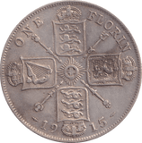 1915 FLORIN ( GVF ) - FLORIN - Cambridgeshire Coins