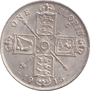 1915 FLORIN ( UNC ) - FLORIN - Cambridgeshire Coins